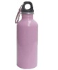 500ml  aluminum  sports water bottle with carabiner