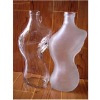 500ml body shaped glass alcohol bottle with cork