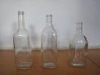 500ml clear wine bottle with handle