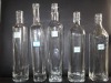 500ml different shaped glass vodka bottle