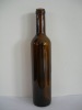 500ml glass Bordeaux bottle push up amber