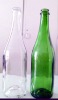 500ml wine glass bottle (clear and green)