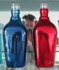 500mll cloured glass bottle/500 glass wine bottle