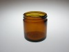 50ML Amber glass cosmetic jar