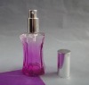 50ML Hexagon bottomed glass perfume bottle with pump spayer