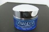 50g colored cosmetic glass cream jar/pot with shinning cover