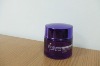 50g violet cosmetic glass cream jar with shining plastic cap