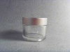 50ml Clear glass jar/Glass cream jar/Shinny cap's glass jar/Natural glass jar/Transparent glass jar