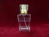 50ml clear glass perfume bottle with spray pump and cap