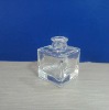 50ml clear square glass aromatherapy bottle with high degree limpid