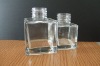 50ml elegnet quadrate transparent glass perfume bottle for man