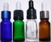 50ml essential oil blue/green/brown/transparent glass bottle with dropper