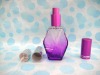 50ml purple glass perfume bottle colored perfume glass bottle cosmetic packaging FG-591