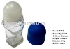 50ml roll-on glass bottles with roll on ball and cap for perfume or deodorant cosmetics