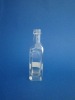 50ml small transparent glass wine bottle