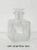 50ml square glass bottle