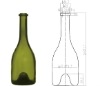 518 green red wine glass bottle