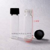 5ML Screw Top Glass Bottle with Black Cap