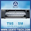 5m T95 Inkjet Printer For Outdoor Printing With Konica KM512/42PL Heads