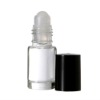 5ml (1/6 oz) Plain Roll-on Bottle with Black Cap