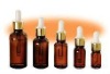 5ml-100ml amber essential oil bottle with dropper