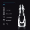 5ml Nail polish glass bottles