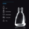 5ml Nail polish glass bottles