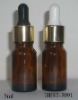 5ml amber glass bottle with dropper and cap