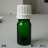 5ml essential oil bottle with plastic stopper and cap