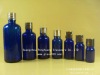 5ml to 200ml blue glass essential oil bottle