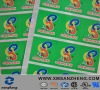 6 color printed sticker