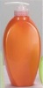 600ml orange shampoo bottle