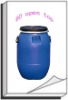 60L Open Top Plastic Drum With Cover