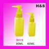 60ml 80ml square  PET  bottle