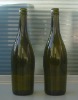 640ml dark green glass bottle/cork top wine bottle/Champagne glass wine bottle(sc-020)