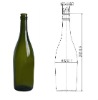 640ml glass champagne bottle HT1012