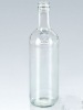 650ml clear empty glass liquor bottle