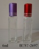 6ml clear roll on perfume glass bottle