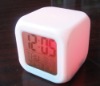 7 color changing table clock