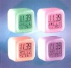 7-colors clock,cube calendar,promotion gift