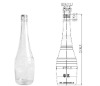 700ml juice glass bottle