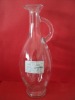 750 ML clear bird mouth shape cooking oil  glass bottle