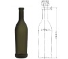 750ML Champagne Bottle