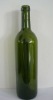 750ML Dark Green wine glass bottle