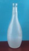 750ML Frosted Glass Wine Bottle