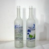 750ML Frosted Glass Wine Bottle