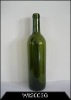 750ML green wine bottle