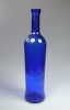 750ml Blue wine glass bottle