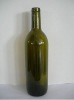 750ml Bordeaux dark green wine glass bottle