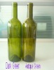 750ml Bordeaux glass wine bottle